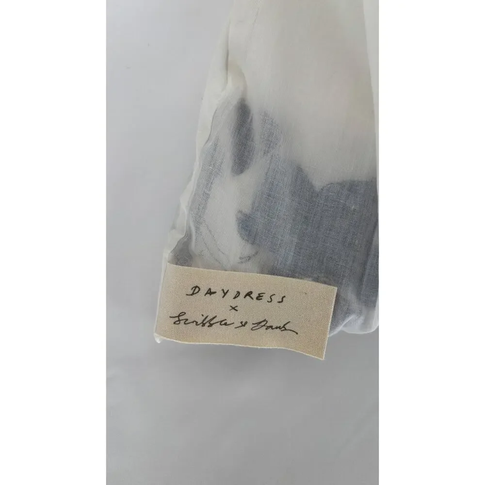 Daydress x Scribble And Daub Set Of 6 Fig Napkins Cobalt Blue New Cotton